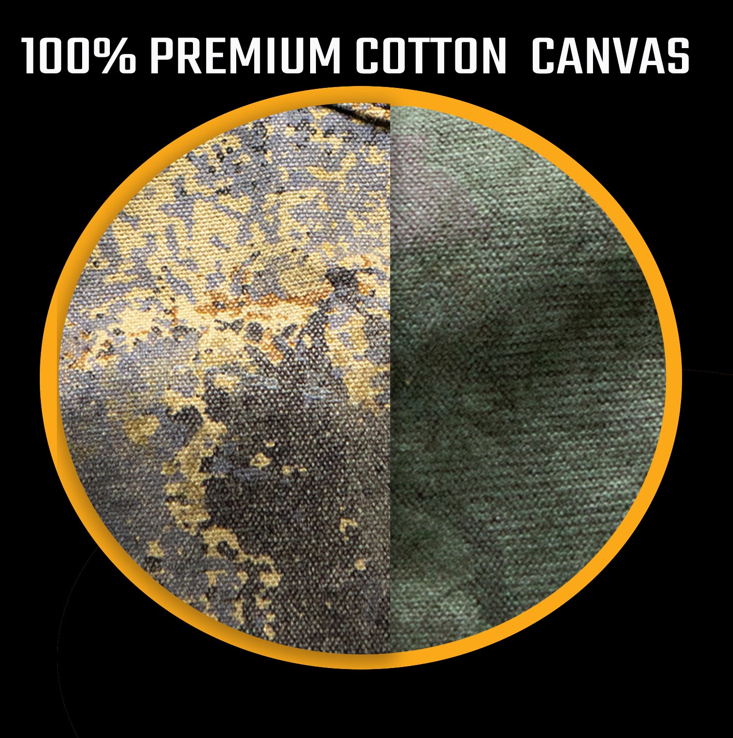 100% PREMIUM COTTONCANVAS